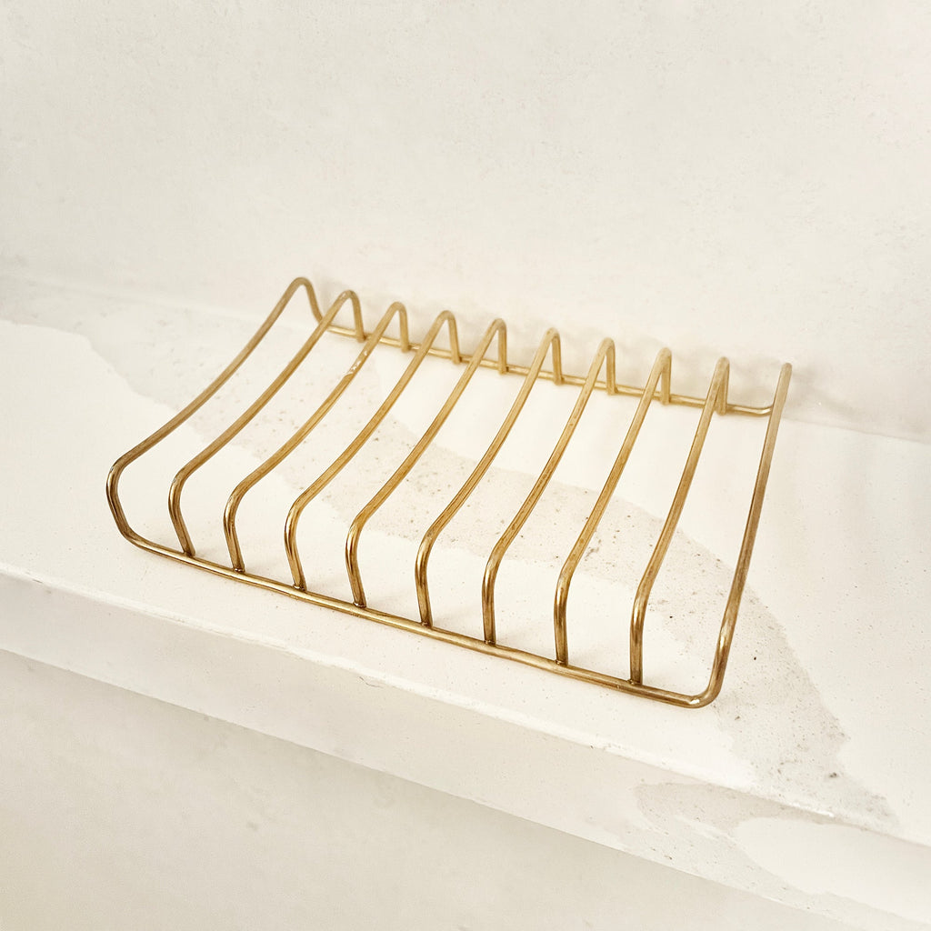 Gold Metal Soap Tray