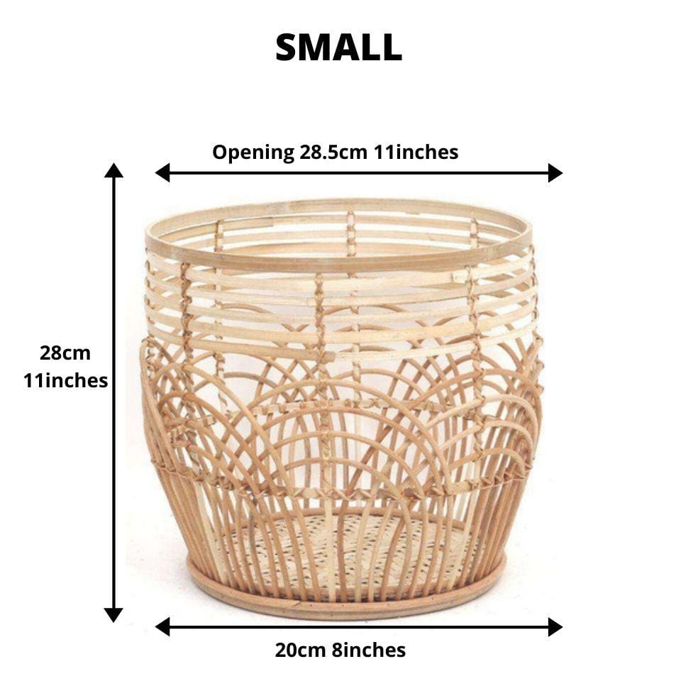 Elena Rattan Planter (Multiple Sizes)