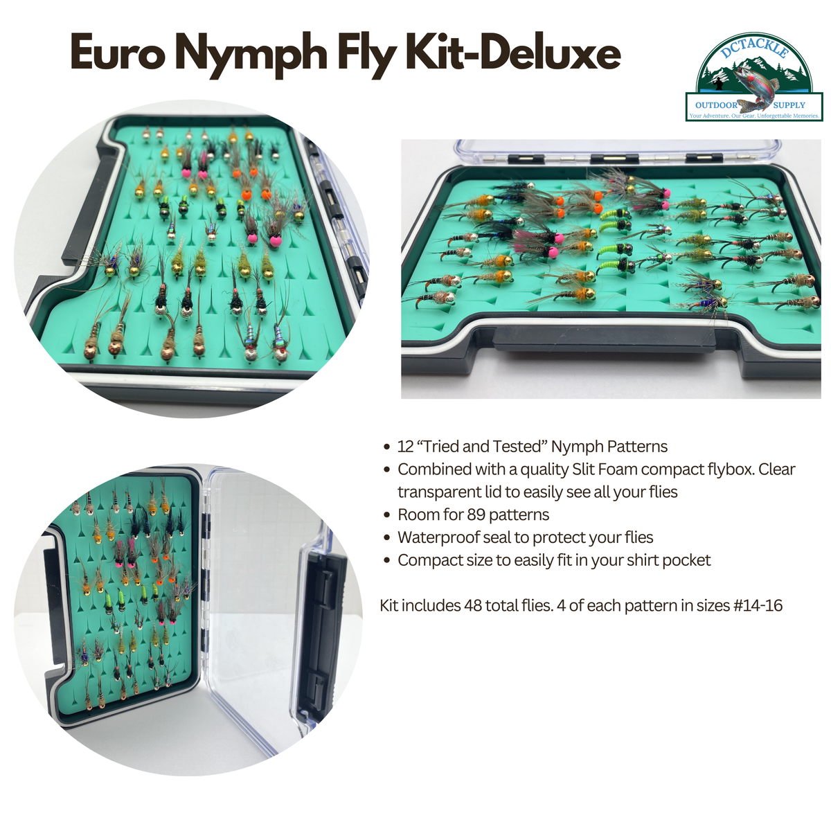 Euro Nymph Fly Kit - Deluxe