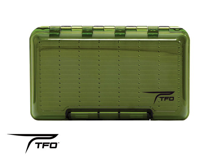 Waterproof Streamer Slit Foam Fly Box - Double Sided - Large