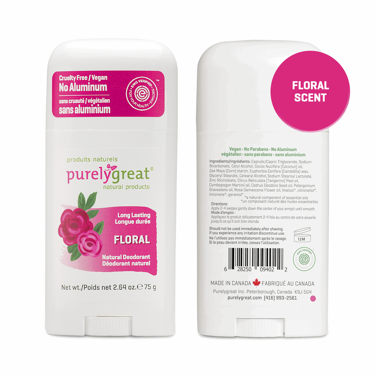 Floral Stick Deodorant