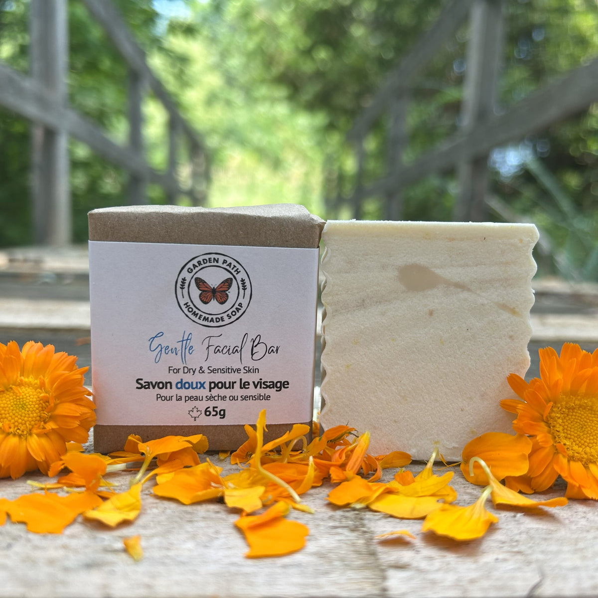 Facial Bar Soap - Gentle Dry, Sensitive Skin 100% Natural Ingredients