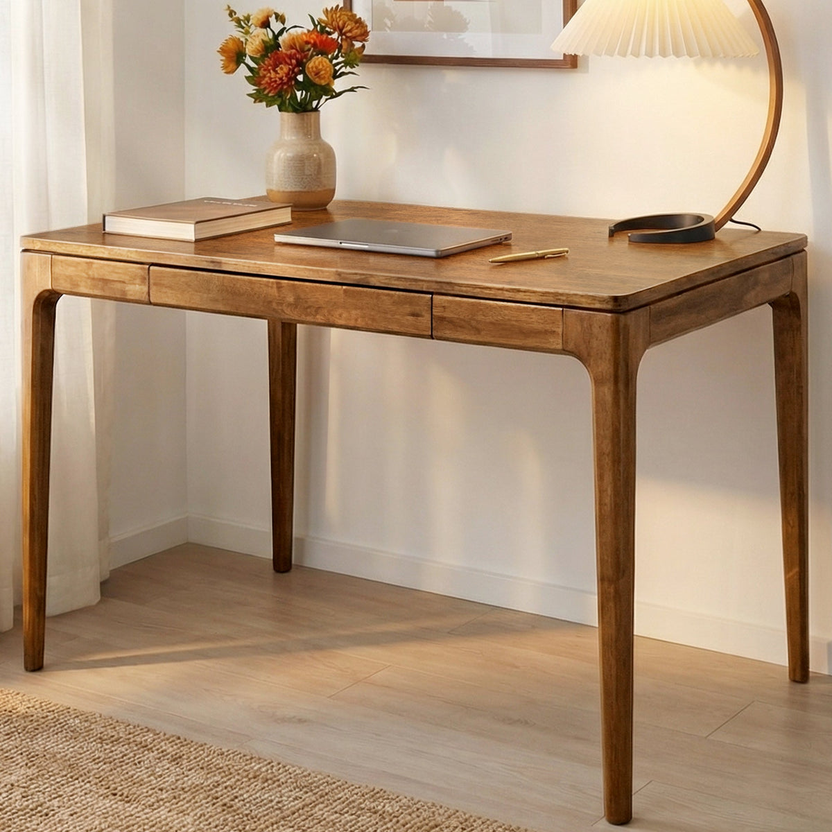 Wilma 48" Rubber Wood Desk
