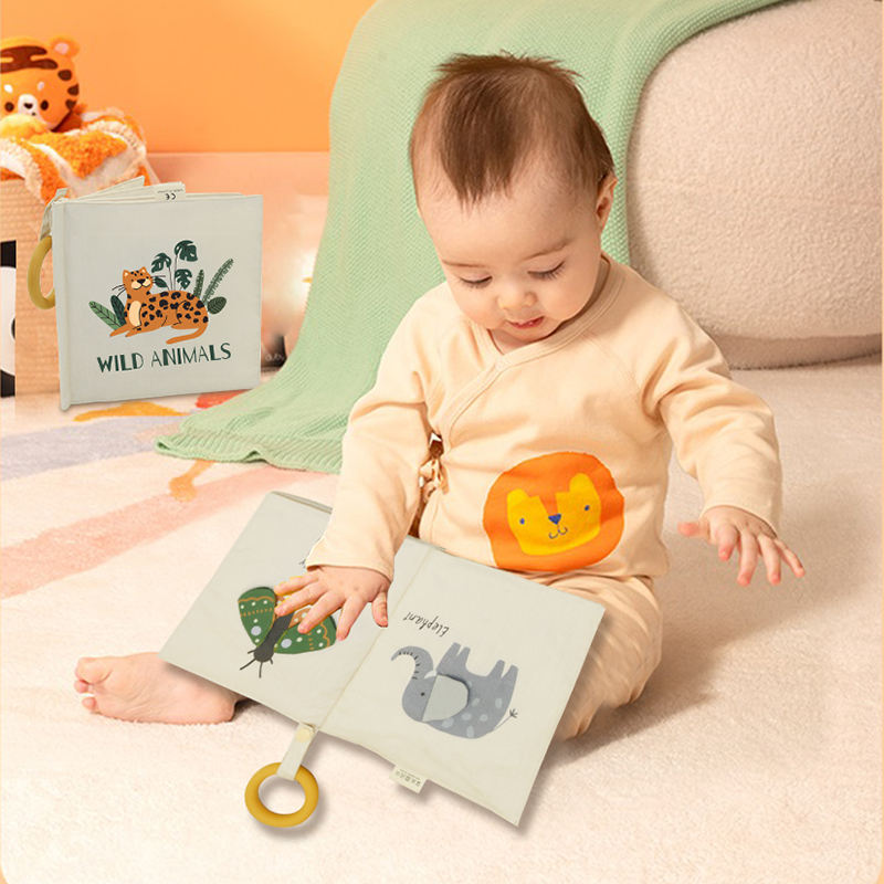 Wild Animals Crinkle Book | Wild Baby
