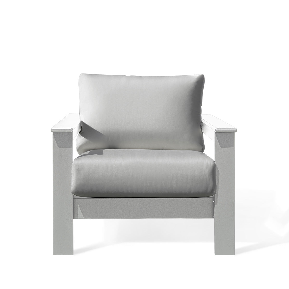 Hickory Polymer Outdoor Club Chair with Sunbrella® Cushions