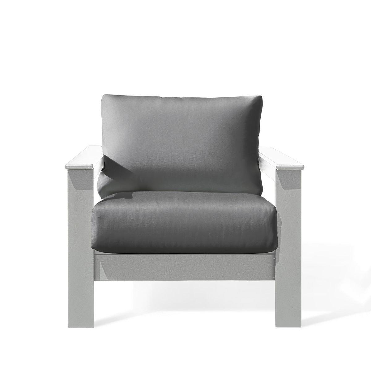 Hickory Polymer Outdoor Club Chair with Sunbrella® Cushions