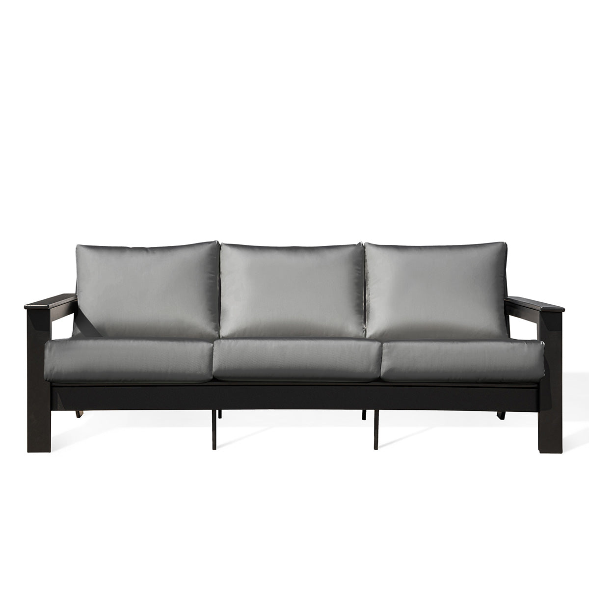 Hickory Polymer Outdoor Sofa with Sunbrella® Cushions