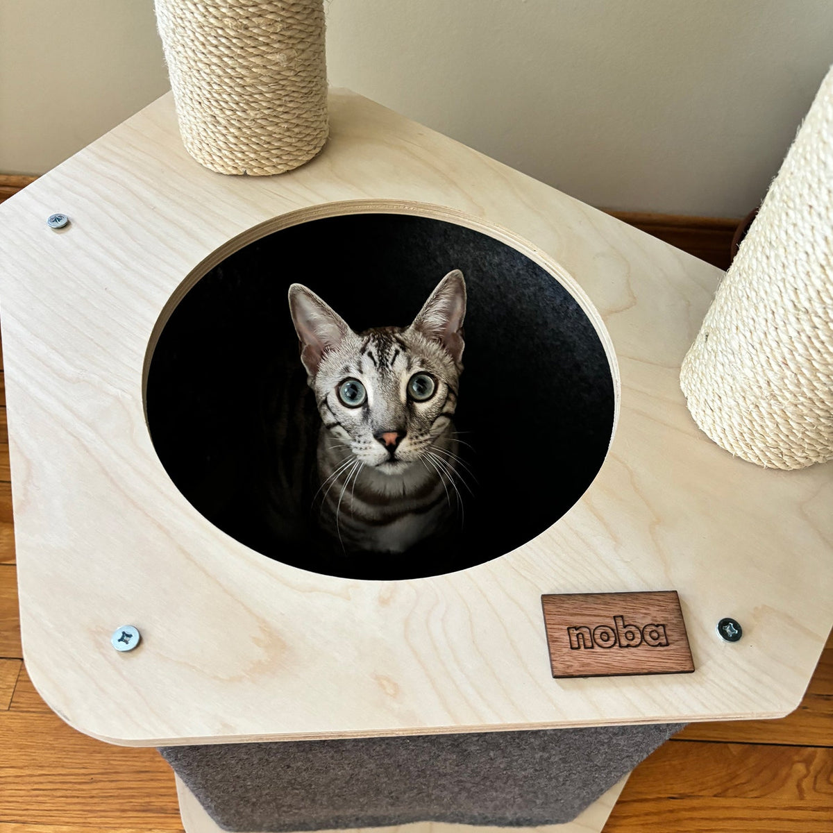 The Lodge Hideout - 2-Level Cat Tree
