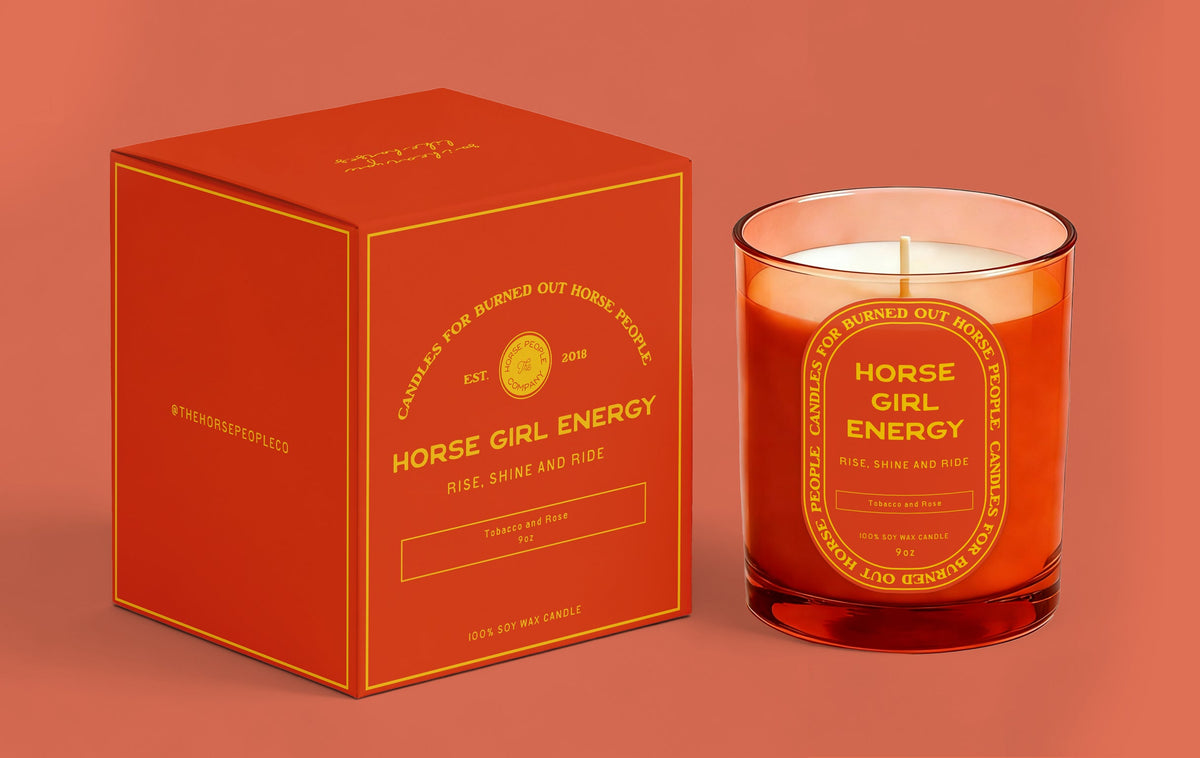 Candles for Burned-Out Horse People | Horse Girl Energy Candle