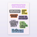 Sassy Bottle/Mug Stickers - Pack 1