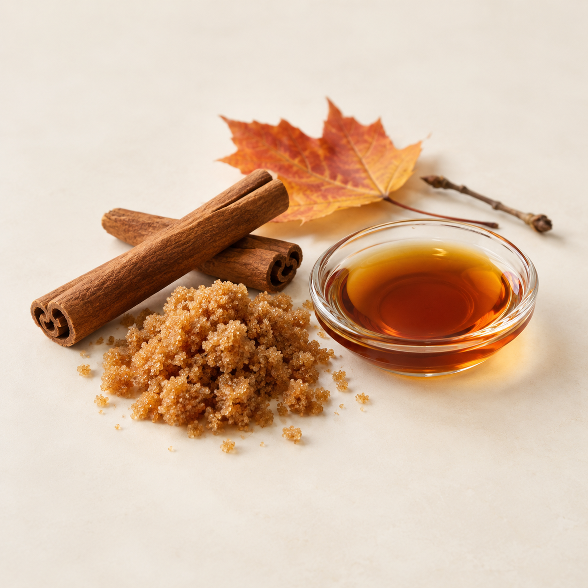 Bougie de soya ADÈLE cannelle et sucre brun