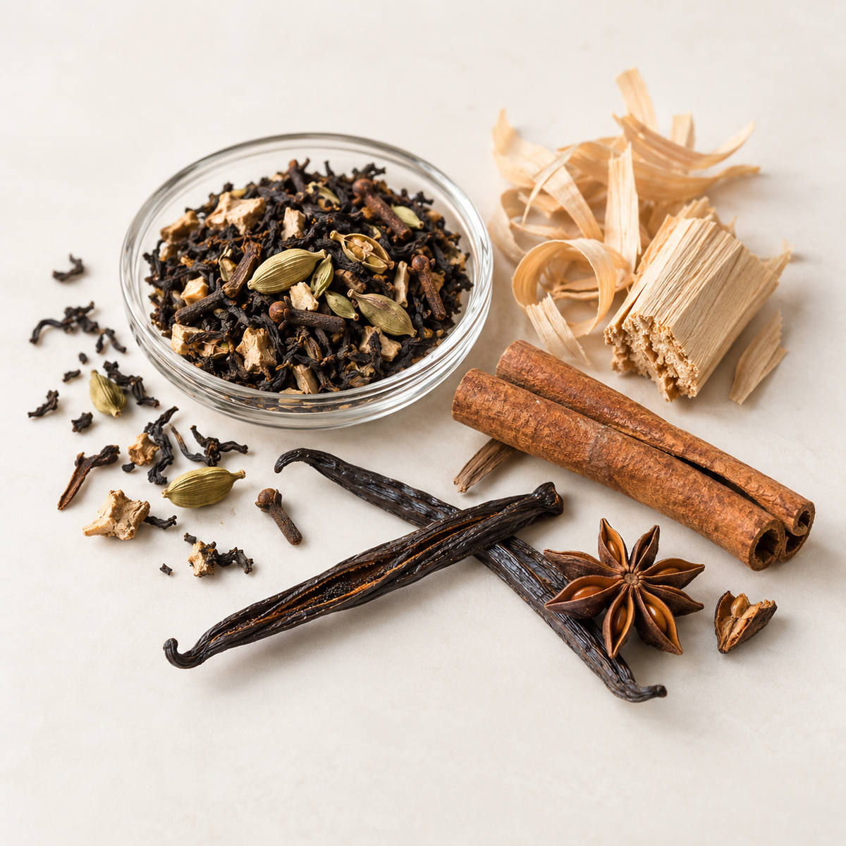 Bougie de soya RANI chaï tropical