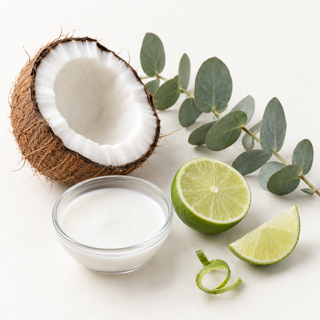 Savon au lait de coco ВAHECCA lime et eucalyptus