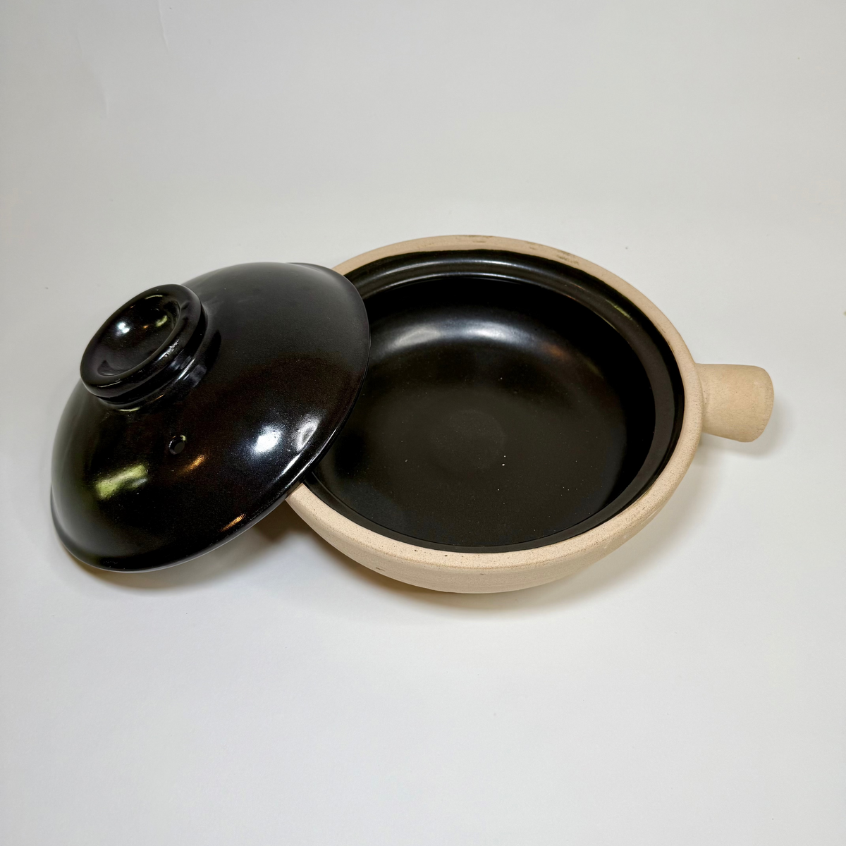 Wide Body 9" Clay Pot – Stovetop & Oven-Safe Traditional Clay Cooker