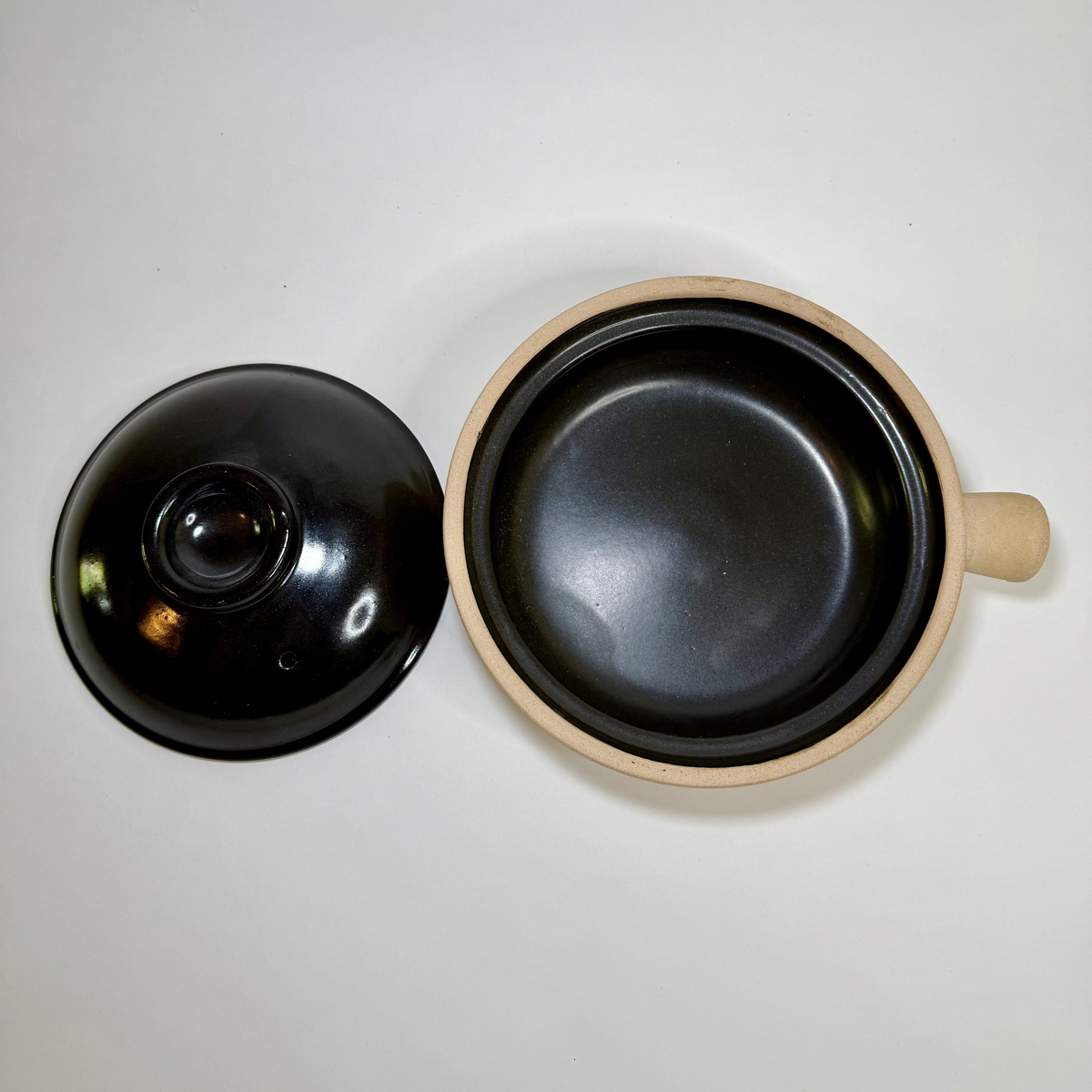 Wide Body 9" Clay Pot – Stovetop & Oven-Safe Traditional Clay Cooker