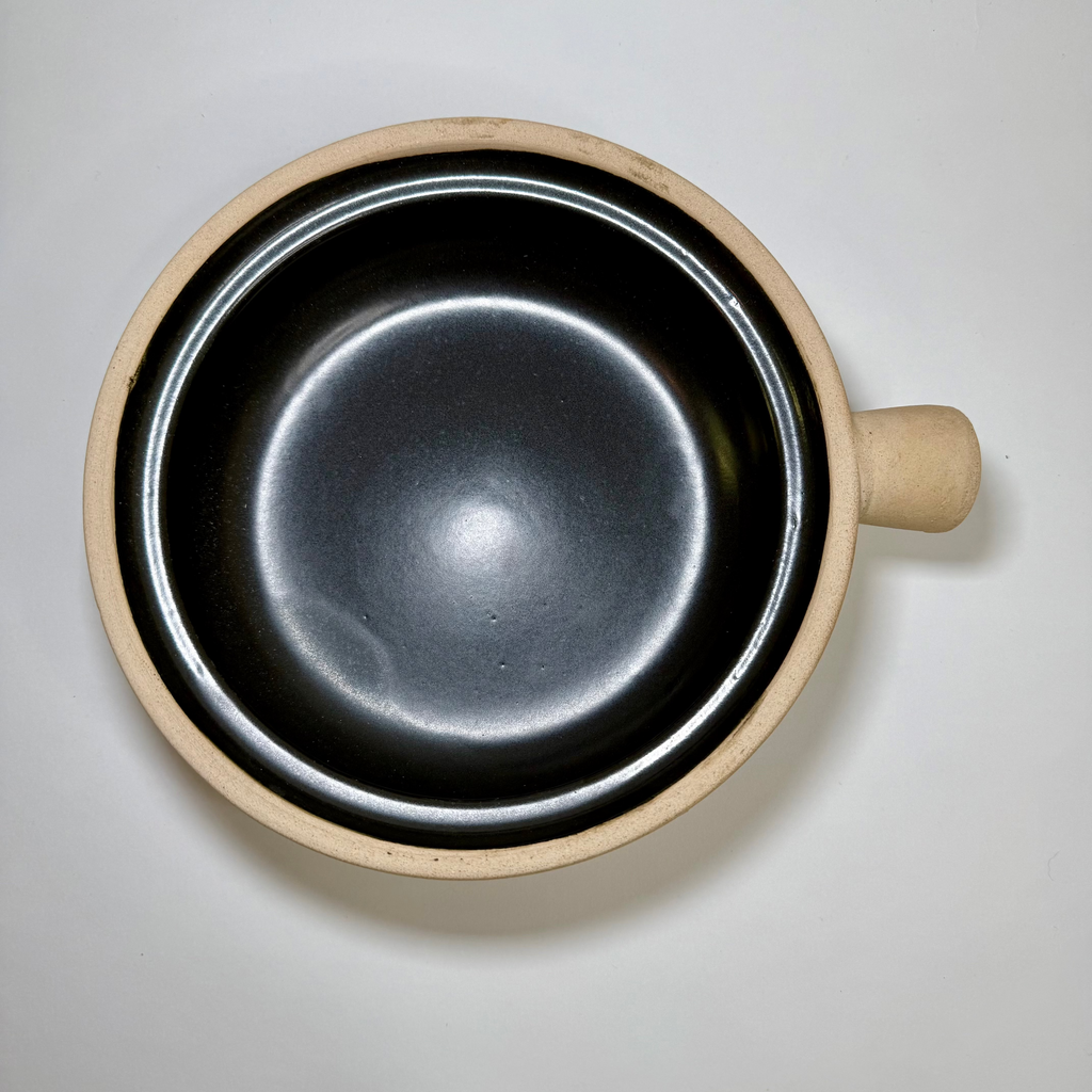 Wide Body 9" Clay Pot – Stovetop & Oven-Safe Traditional Clay Cooker