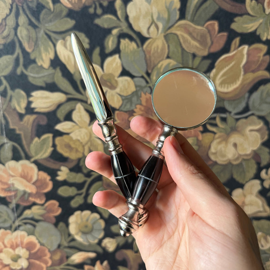 Magnifier & Letter Opener Desk Set