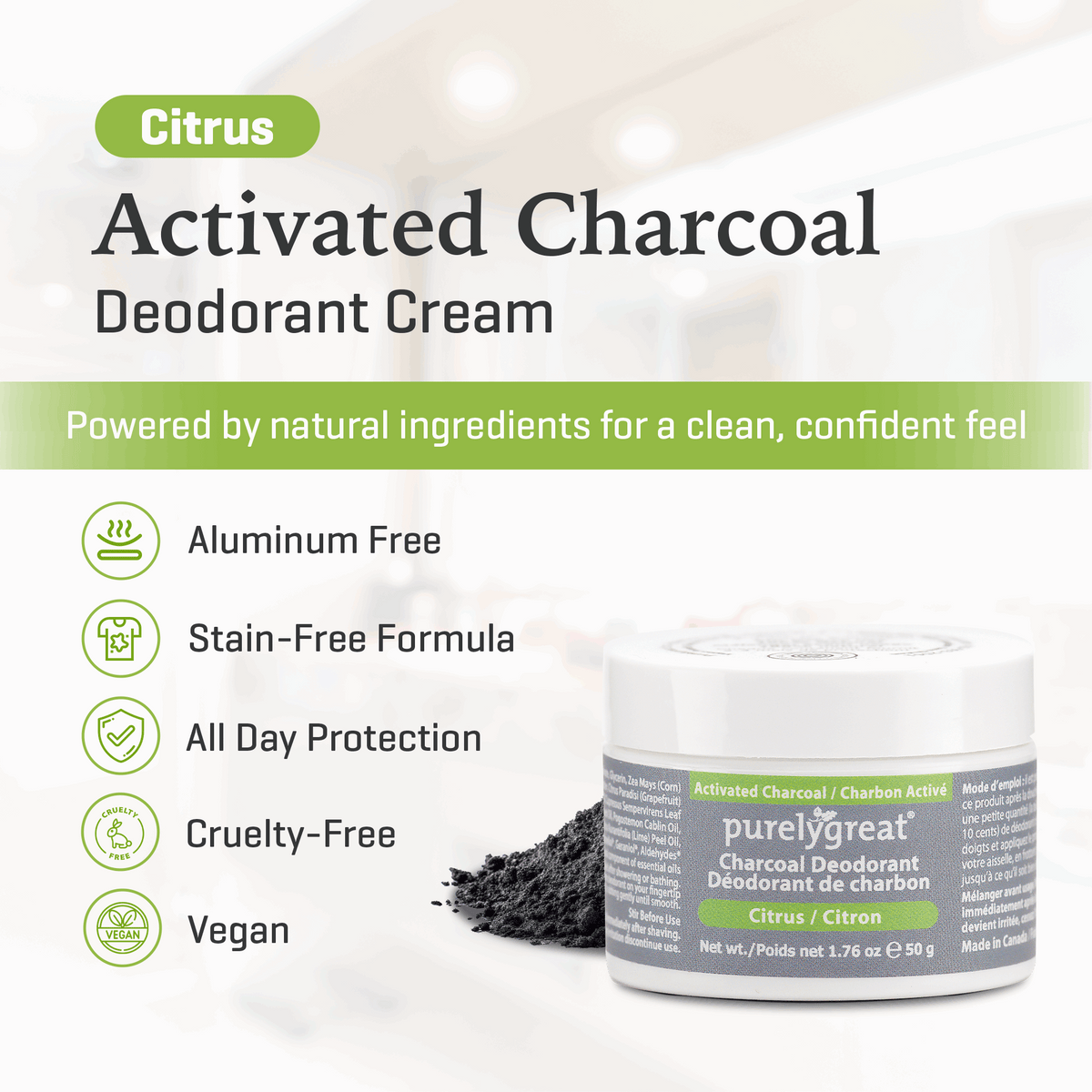 Citrus Charcoal Deodorant