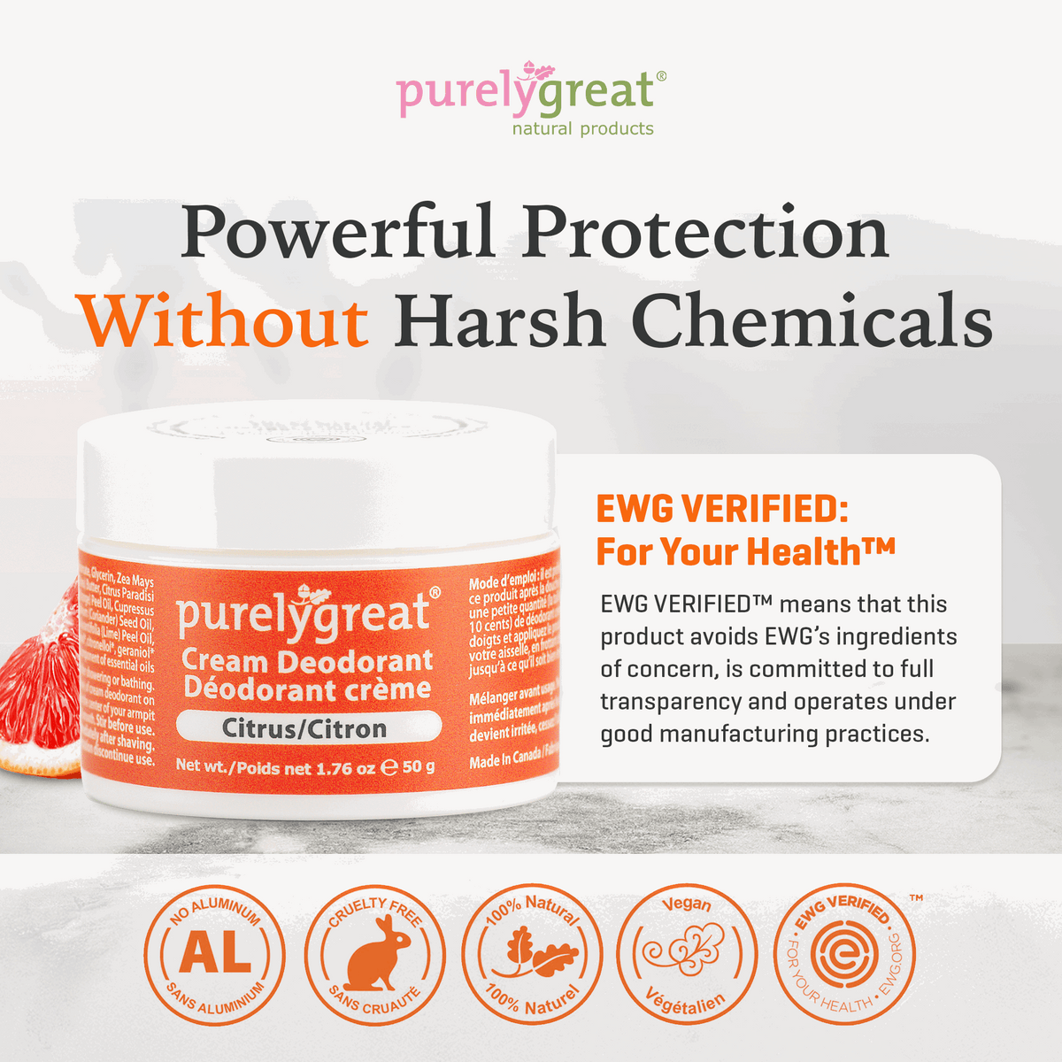 Citrus Cream Deodorant