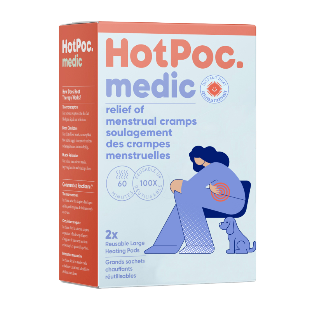 Reusable Heat Packs for Menstrual Cramps | HotPoc medic