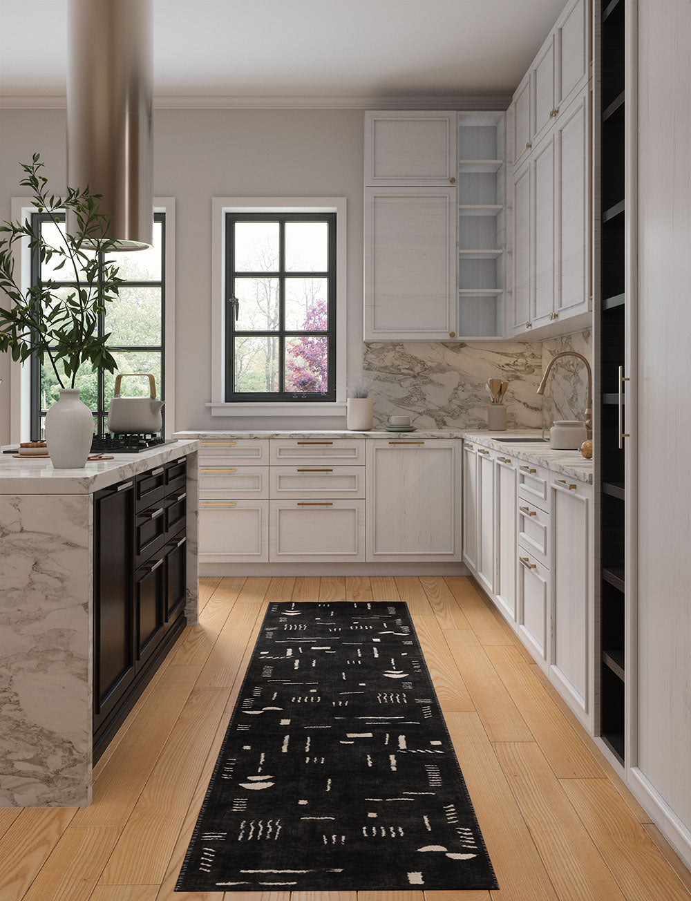 Jama Black Rug
