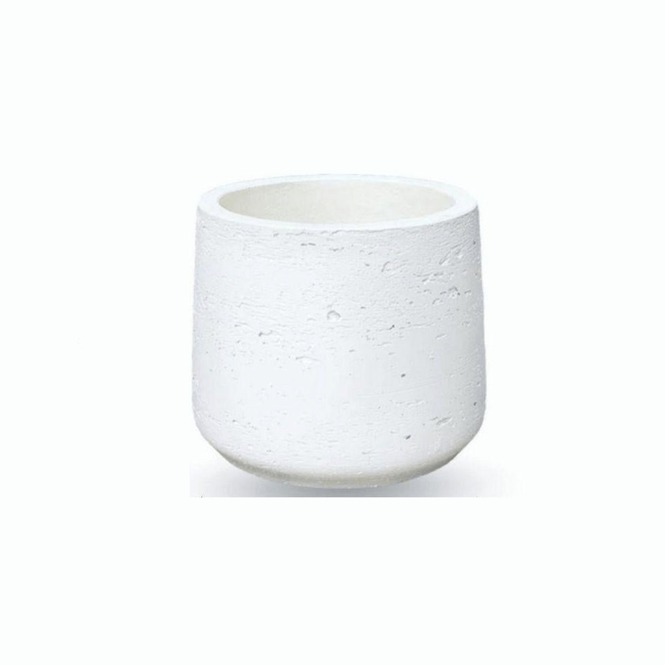 Lazaro White Cement Planter 13''