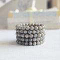 Labradorite Gemstone Bead Bracelet