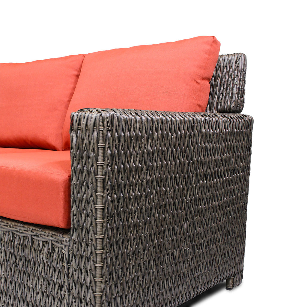 Laguna Point 4-Piece Wicker Outdoor Sectional Set