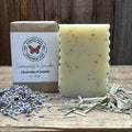Lemongrass & Lavender Bar Soap 100% Natural Exfoliating Soap with Essential Oils