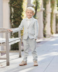 Sebastian Pants | Heather Mist | Noralee