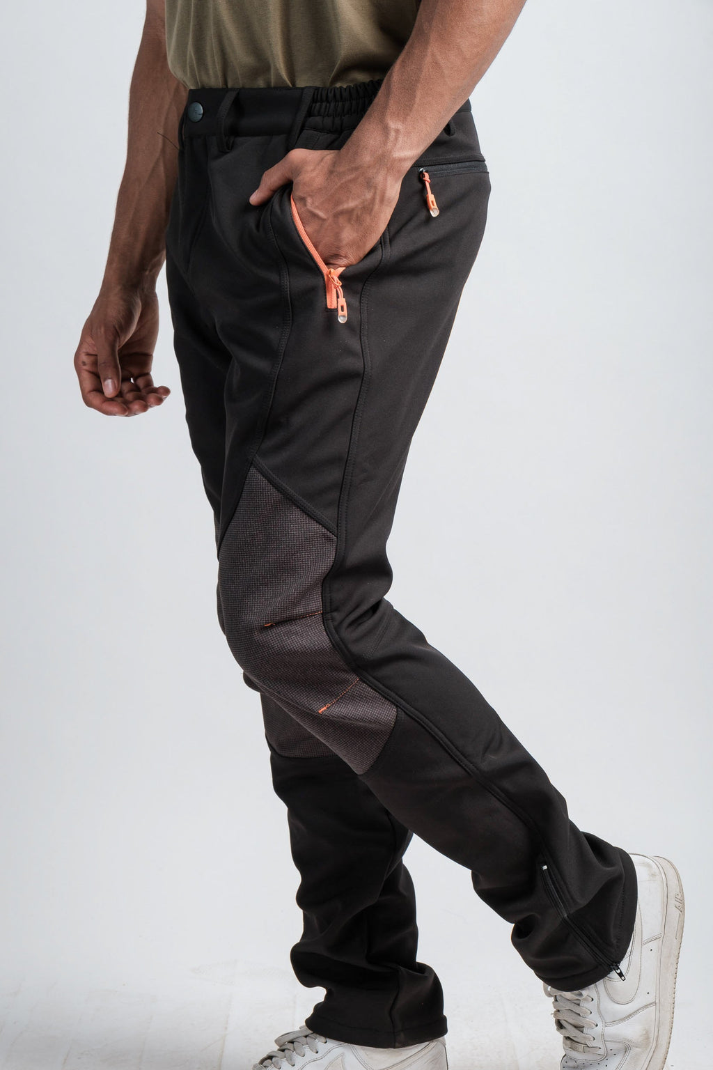 Men's Black Adventure Water Resistant Pants