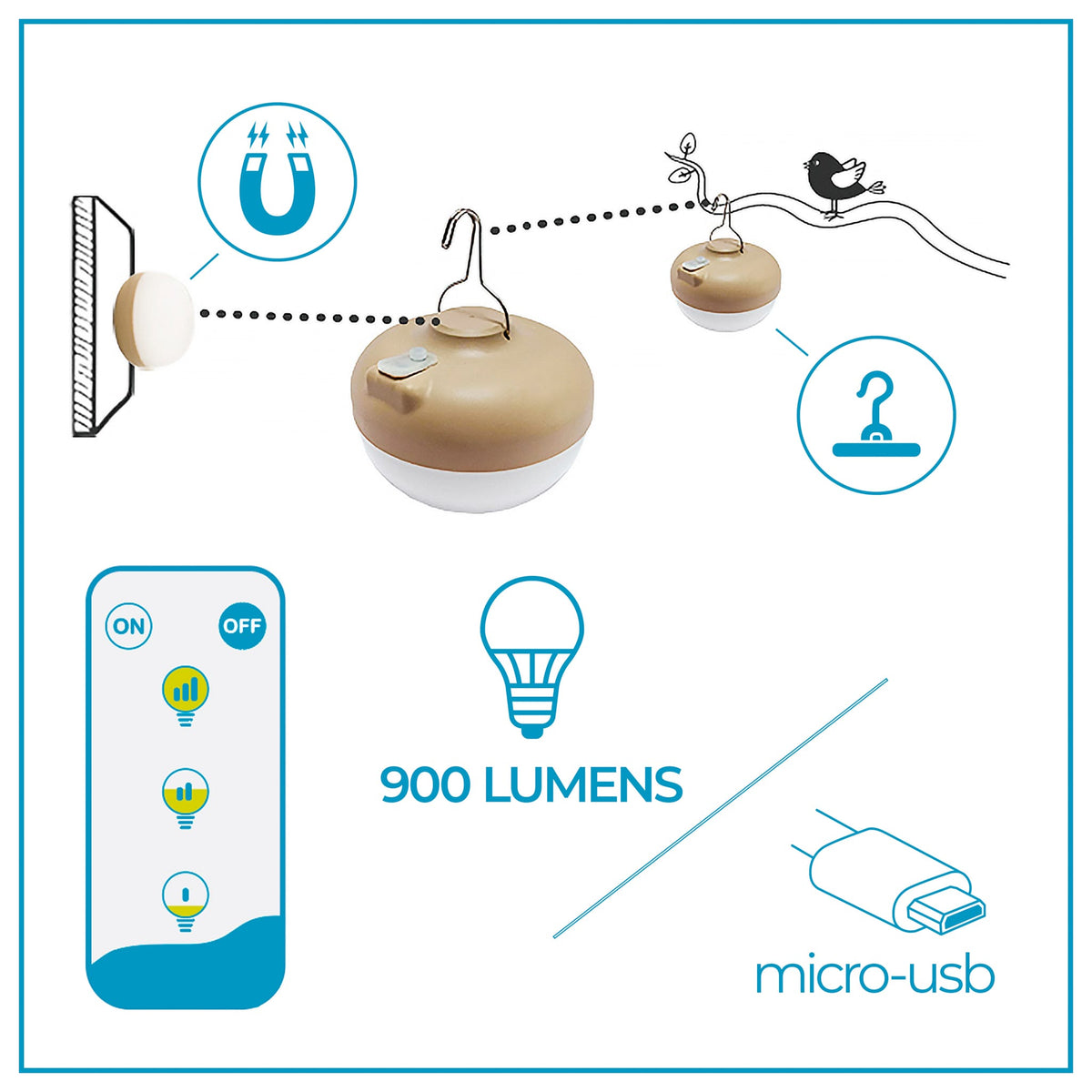 Okinawa<br> Solar-charged Floor Lamp