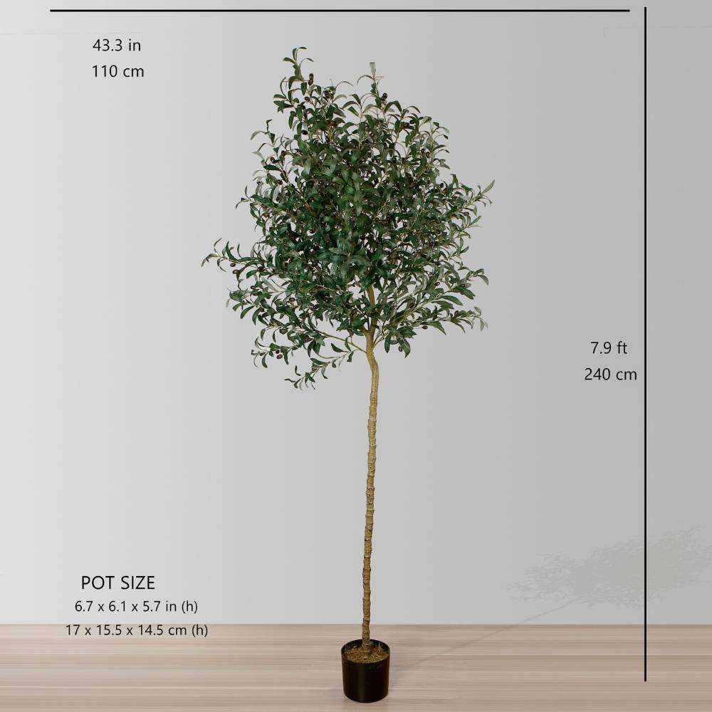 Oli Artificial Olive Tree Potted Plant (Multiple Sizes)