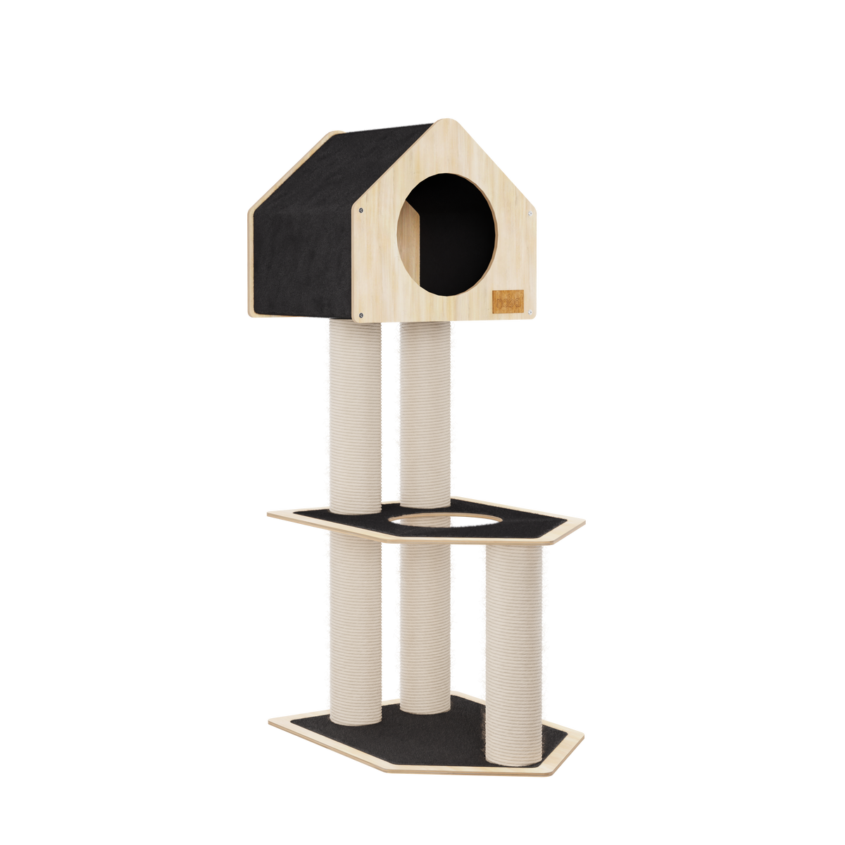 Condo Hideout - 2-Level Deluxe Cat Tree