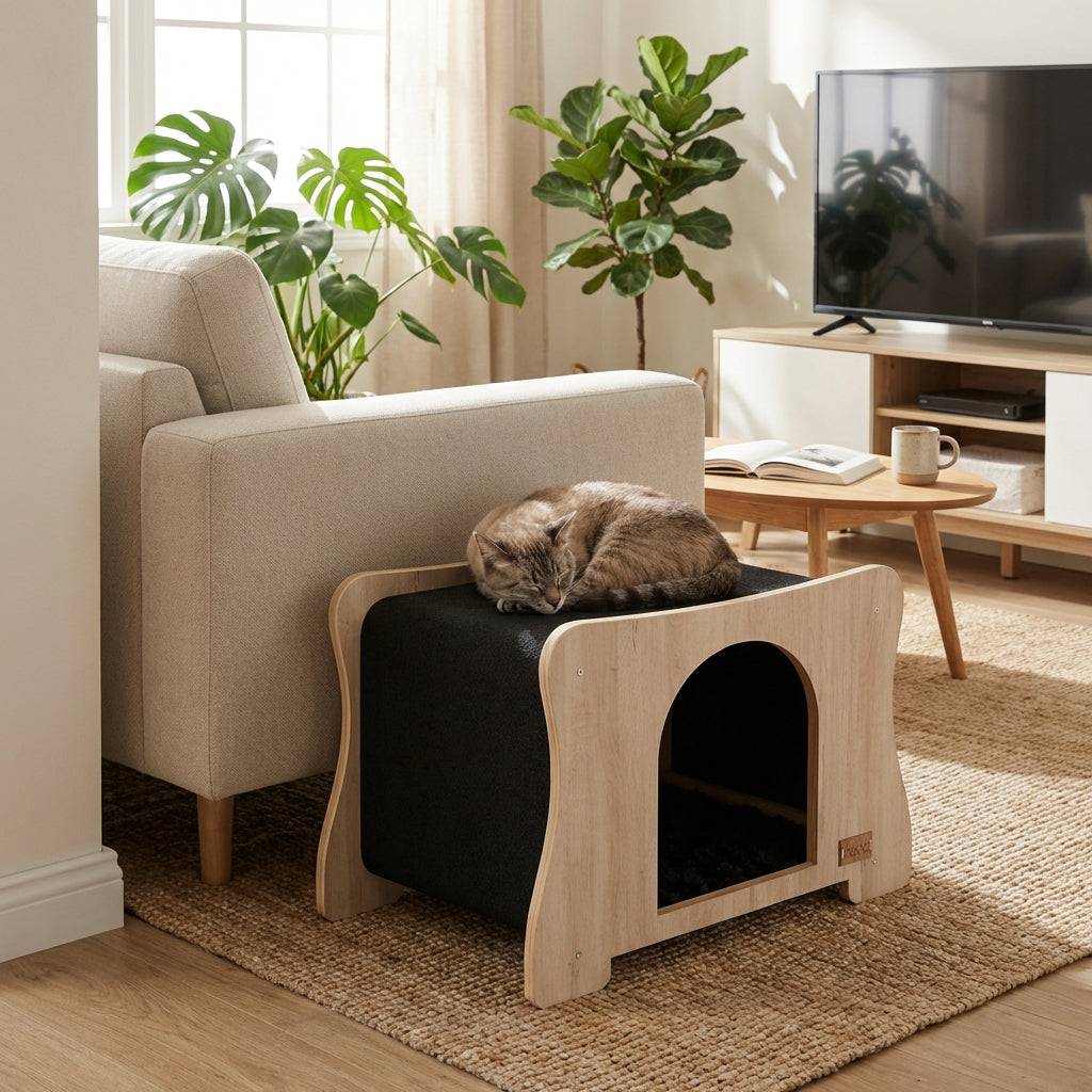 The Hammock Scratchable Cat House