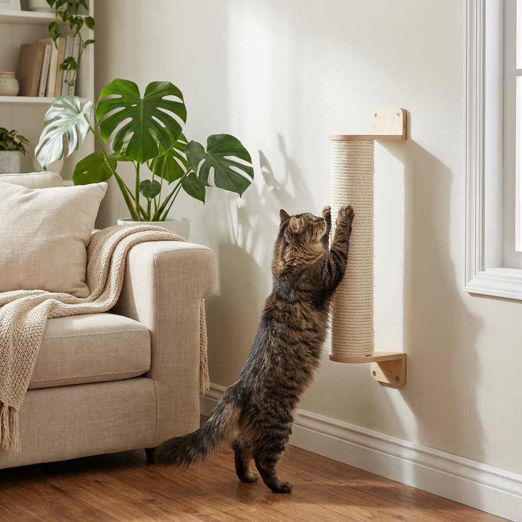Mural Cat Scratcher
