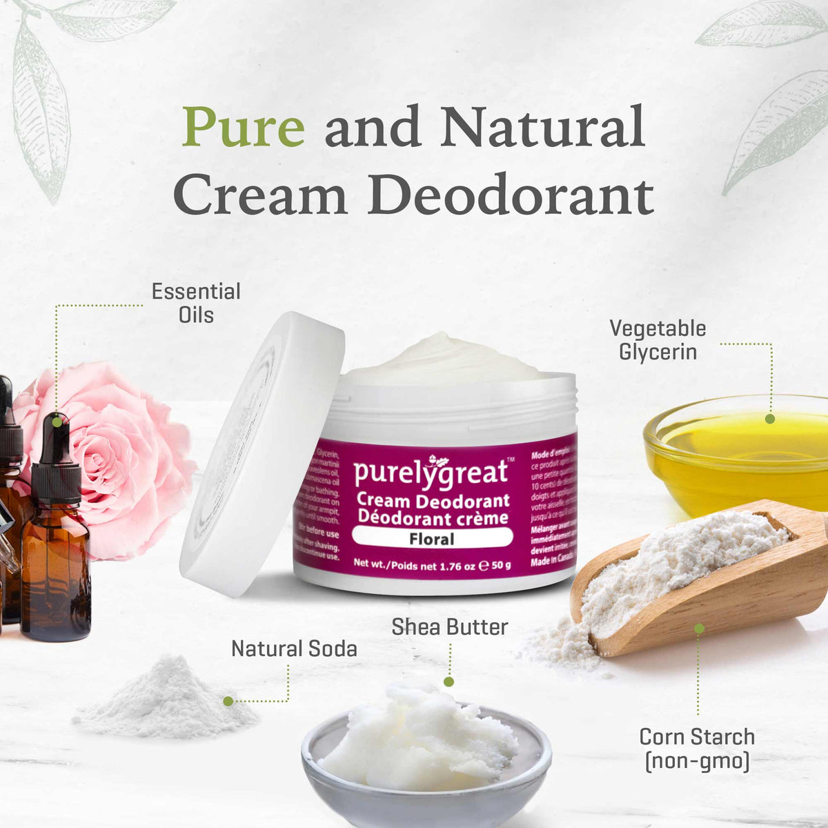 Floral Cream Deodorant