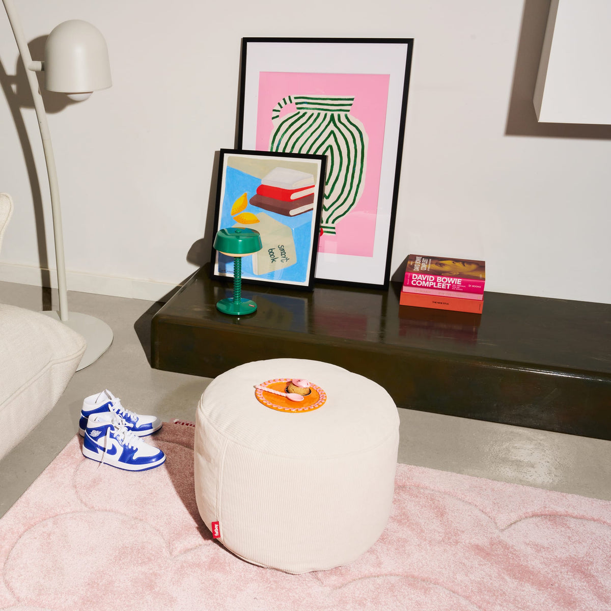 Point Cord Ottoman & Footrest<br> Indoor Use