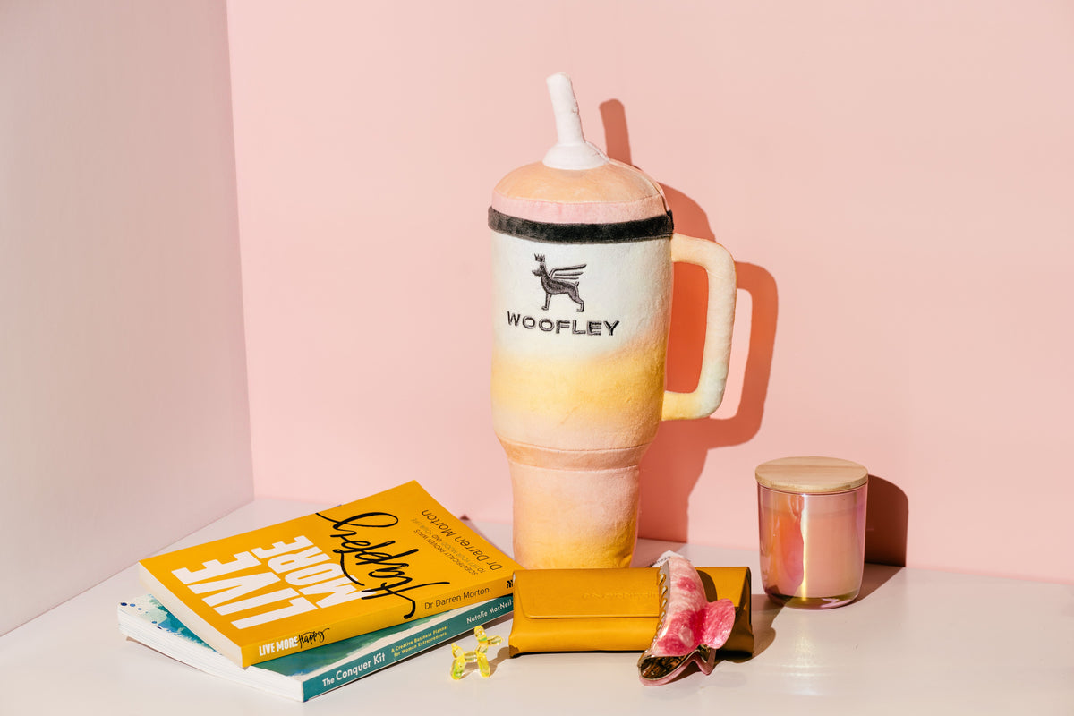 NEW LIMITED EDITION Pawty Animals Eco-Friendly Woofley Tumbler Dog Toy - Big