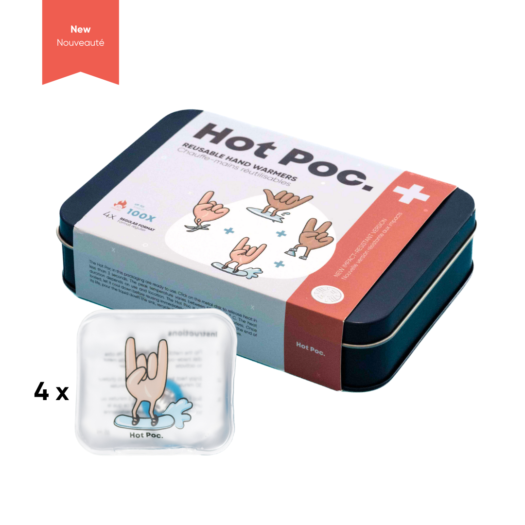 Reusable Hand Warmers 4-Pack | HotPoc