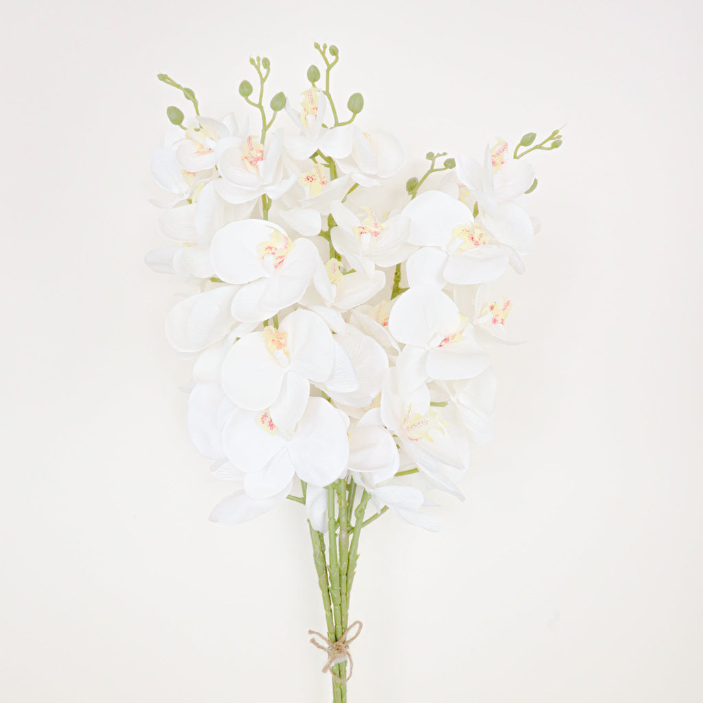 Zuna Artificial White Orchid Bouquet 42'' X 12''(Set Of 6)