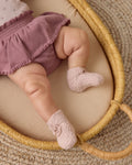 Knit Booties | Lilac | Quincy Mae