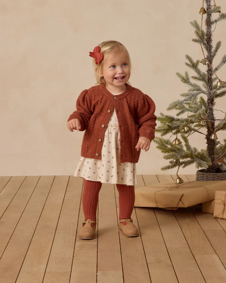 Tights | Cranberry | Quincy Mae