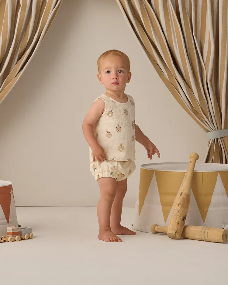 Woven Tank Set | Party Bears | Quincy Mae