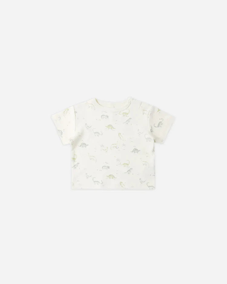 Boxy Tee | Dinosaur | Quincy Mae