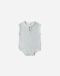 Terry Cloth Romper | Sky | Quincy Mae