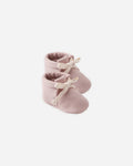Baby Booties | Mauve | Quincy Mae