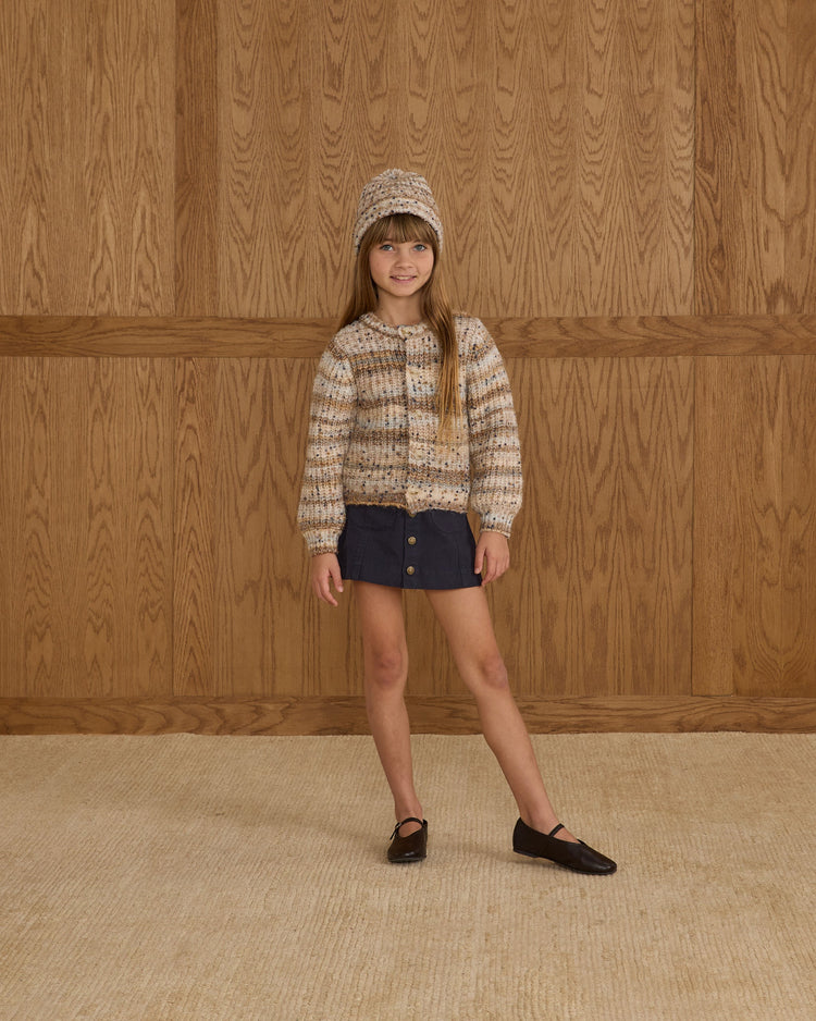 Beanie | Stone Multi-Stripe | Rylee & Cru