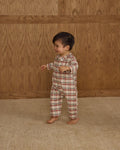 Baby Pajama Romper | Holiday Flannel | Rylee & Cru