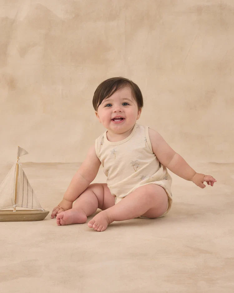 Bubble Onesie | Palms | Rylee & Cru